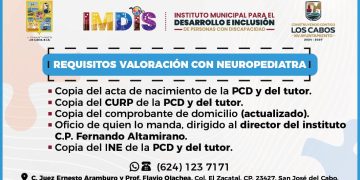 ANUNCIAN JORNADAS GRATUITAS DE VALORACIONES NEUROPEDIATRA EN LOS CABOS