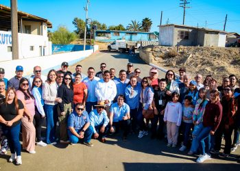 AYUNTAMIENTO DE MULEGÉ ENTREGA OBRA DE PAVIMENTACIÓN EN BAHÍA TORTUGAS