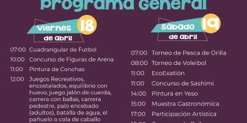 ANUNCIAN ACTIVIDADES PARA ESTE FIN DE SEMANA EN PLAYA LA GAVIOTA EN BUENA VISTA