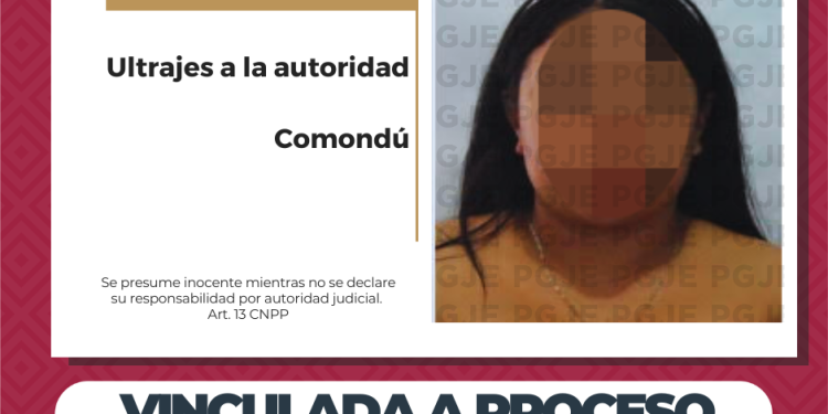 QUEDA VINCULADA A PROCESO POR ULTRAJES A LA AUTORIDAD