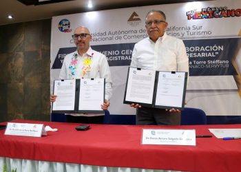 UABCS Y CONCANACO SERVYTUR FIRMAN CONVENIO PARA FOMENTAR EL EMPRENDIMIENTO JUVENIL