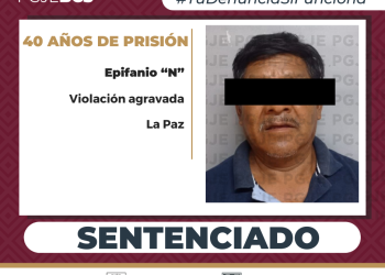 SENTENCIA DE 40 AÑOS DE PRISIÓN PARA CULPABLE DE DOS CARGOS DE VIOLACIÓN OBTIENE PGJE EN LA PAZ