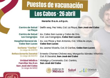 ARRANCÓ EN LOS CABOS LA PRIMERA SEMANA NACIONAL DE VACUNACIÓN 2025
