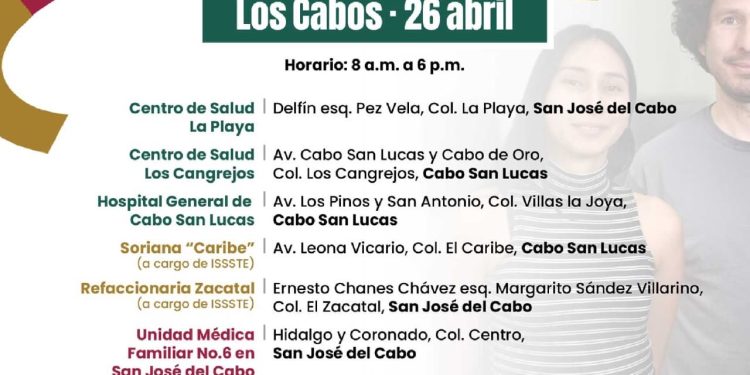 ARRANCÓ EN LOS CABOS LA PRIMERA SEMANA NACIONAL DE VACUNACIÓN 2025