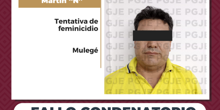 OBTIENE PGJE FALLO CONDENATORIO PARA MARTÍN N POR FEMINICIDIO EN GRADO DE TENTATIVA