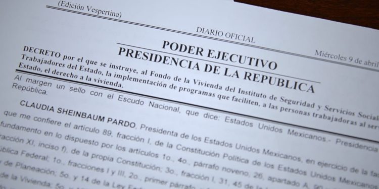 SE PUBLICA EN DOF DECRETO PARA QUE FOVISSSTE IMPLEMENTE PROGRAMAS DE VIVIENDA