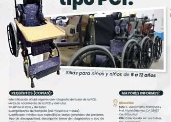ABREN CONVOCATORIA DE APOYO CON SILLAS DE RUEDAS PCI PARA NIÑAS Y NIÑOS DE LOS CABOS