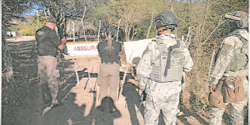 EN CATEO, FGR ASEGURA UN INMUEBLE Y CASQUILLOS EN SAN JOSÉ DEL CABO, BAJA CALIFORNIA SUR