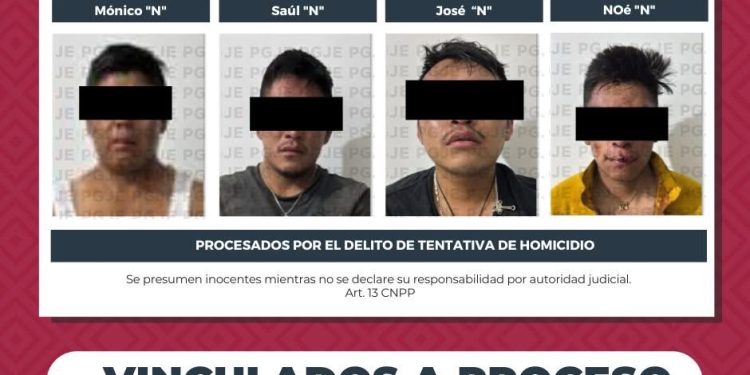 OBTIENE PGJE VINCULACIÓN A PROCESO DE  PROBABLES RESPONSABLES DE SEIS CARGOS DE  HOMICIDIO EN GRADO DE TENTATIVA ACABADA