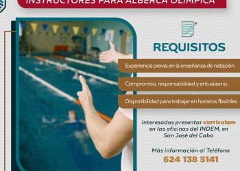 LANZAN CONVOCATORIA PARA INSTRUCTORES DE NATACIÓN EN CABO SAN LUCAS