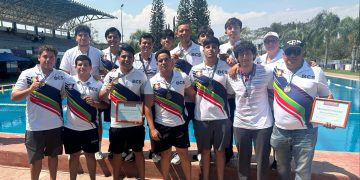 CON BRONCE SELECCIÓN VARONIL DE  WATERPOLO CLASIFICA A LA OLIMPIADA NACIONAL 2025