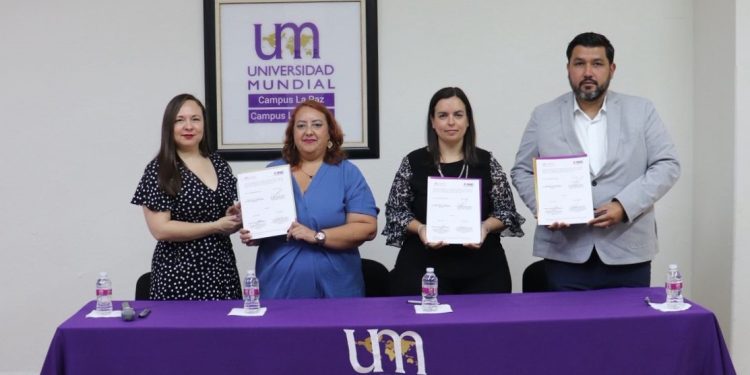 INE BAJA CALIFORNIA SUR Y UNIVERSIDAD MUNDIAL SUMAN ESFUERZOS POR LA EDUCACIÓN DEMOCRÁTICA.