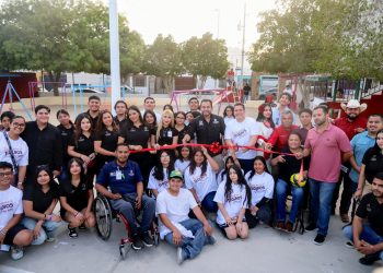 ENCABEZA CHRISTIAN AGUNDEZ REINAUGURACION DEL PARQUE SAN JUDAS TADEO EN SAN JOSE VIEJO