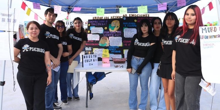 REALIZAN FERIA PSICOEDUCATIVA EN LA UABCS PARA  PROMOVER EL AUTOCUIDADO Y LA SALUD MENTAL
