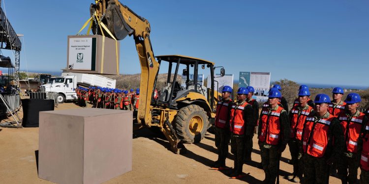 GOBIERNO DE MEXICO ARRANCA DEL OBRA DEL HOSPITAL GENERAL REGIONAL LOS CABOS DEL IMSS CON UN MODELO UNIVERSAL