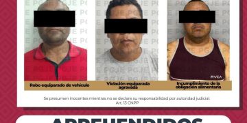 CUMPLIMENTA PGJE TRES ÓRDENES DE APREHENSIÓN POR DIVERSOS DELITOS