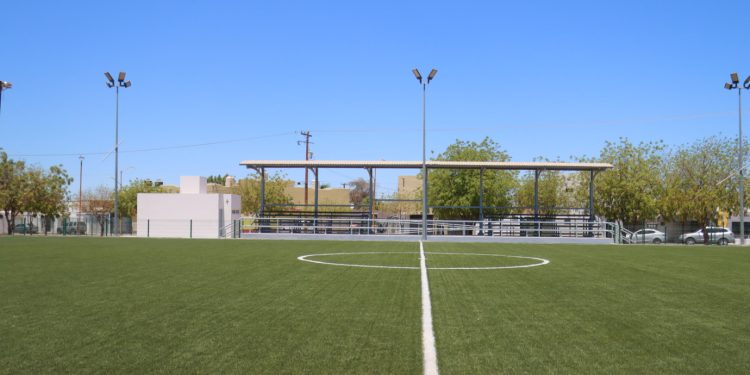 REHABILITA INSUDE CAMPO DE FÚTBOL-7 DE LA UNIDAD DEPORTIVA NUEVO SOL
