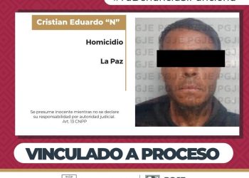 OBTIENE PGJE VINCULACIÓN A PROCESO PARA  CRISTIAN EDUARDO N IMPUTADO POR HOMICIDIO