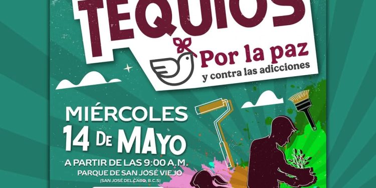 SE SUMA AYUNTAMIENTO DE LOS CABOS A LA JORNADA NACIONAL DE TEQUIOS POR LA PAZ Y CONTRA LAS ADICCIONES