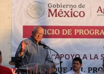 ENCABEZA VÍCTOR CASTRO EL ARRANQUE DEL PROGRAMA DEL BIENESTAR PARA EL CAMPO EN BCS