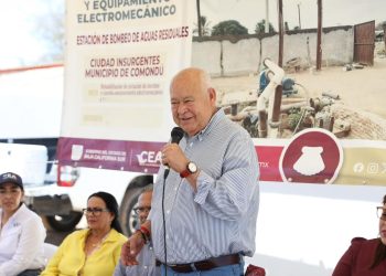 ENTREGA GOBERNADOR DE BCS LA REHABILITACIÓN DE LA ESTACIÓN DE BOMBEO DE AGUA RESIDUALES EN CIUDAD INSURGENTES