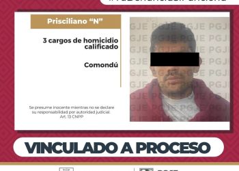 OBTIENE PGJE 3 VINCULACIONES A PROCESO  CONTRA IMPUTADO POR TRES CARGOS DE  HOMICIDIO COMETIDO EN SAN CARLOS