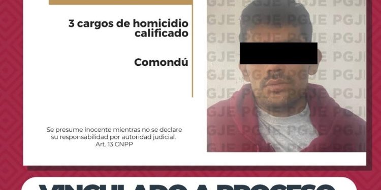 OBTIENE PGJE 3 VINCULACIONES A PROCESO  CONTRA IMPUTADO POR TRES CARGOS DE  HOMICIDIO COMETIDO EN SAN CARLOS