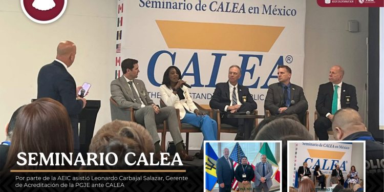 PARTICIPA PGJE EN SEMINARIO DE CALEA EN LA CIUDAD DE MÉXICO