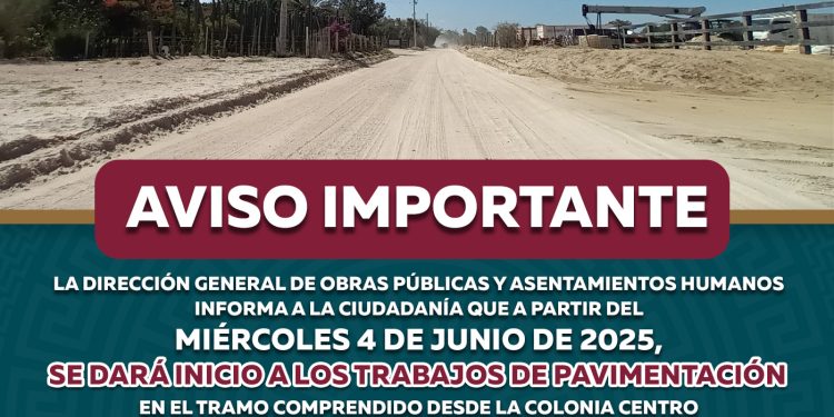 ANUNCIAN CIERRE TEMPORAL DE CALLE CAMINO VIEJO A SAN JOSÉ POR TRABAJOS DE PAVIMENTACIÓN