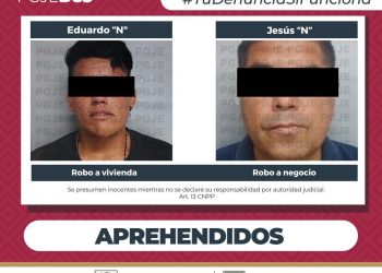 CUMPLIMENTA PGJE ÓRDENES DE APREHENSIÓN POR ROBO EN LA PAZ