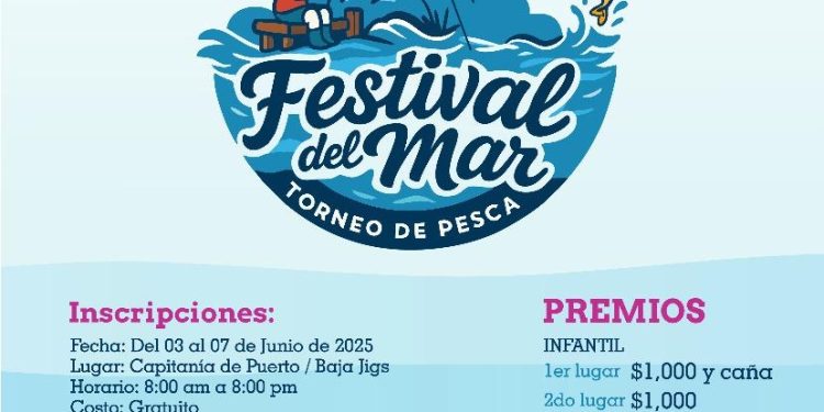 AYUNTAMIENTO DE MULEGÉ INVITA PARTICIPAR EN EL TORNEO DE PESCA FESTIVAL DEL MAR