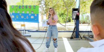 REALIZAN PRESENTACIÓN DE RAP CON MENSAJE POSITIVO EN LA SUBDELEGACIÓN DE CADUAÑO