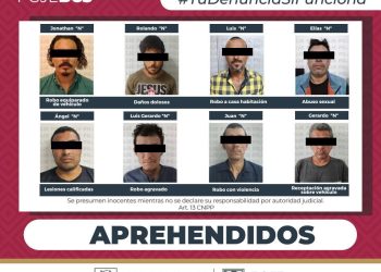 CUMPLIMENTA PGJE 9 ÓRDENES DE APREHENSIÓN