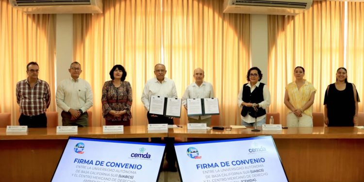 UABCS Y CEMDA FIRMAN CONVENIO DE COLABORACIÓN PARA FORTALECER LA FORMACIÓN AMBIENTAL Y JURÍDICA