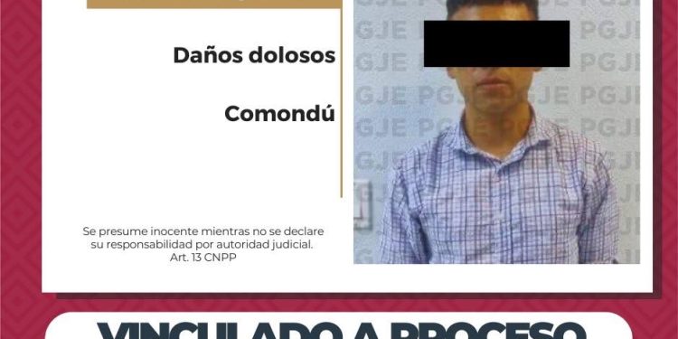 OBTIENE PGJE VINCULACIÓN A PROCESO CONTRA TERCER IMPUTADO POR DAÑOS DOLOSOS CON AGRAVANTES DE PANDILLA