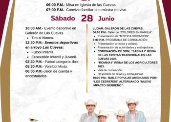 TODO LISTO PARA LAS FIESTAS TRADICIONALES DE LAS CUEVAS 2025