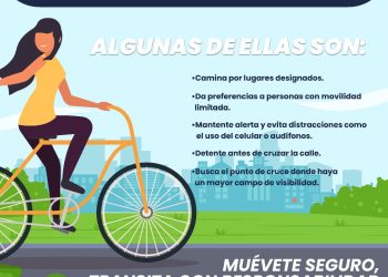 EMITEN LLAMADO A LA RESPONSABILIDAD PEATONAL PARA LA PREVENCIÓN DE ACCIDENTES EN LOS CABOS