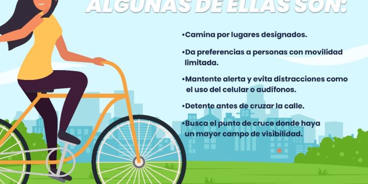 EMITEN LLAMADO A LA RESPONSABILIDAD PEATONAL PARA LA PREVENCIÓN DE ACCIDENTES EN LOS CABOS