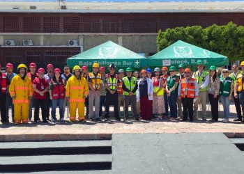 REALIZA DELEGACIÓN DEL IMSS BAJA CALIFORNIA SUR SIMULACRO CON HIPÓTESIS DE INCENDIO