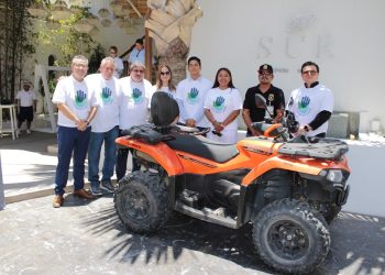 RECIBE INSPECCIÓN FISCAL DONACIÓN DE CUATRIMOTO POR PARTE DE LA ASOCIACIÓN DE HOTELES DE LOS CABOS