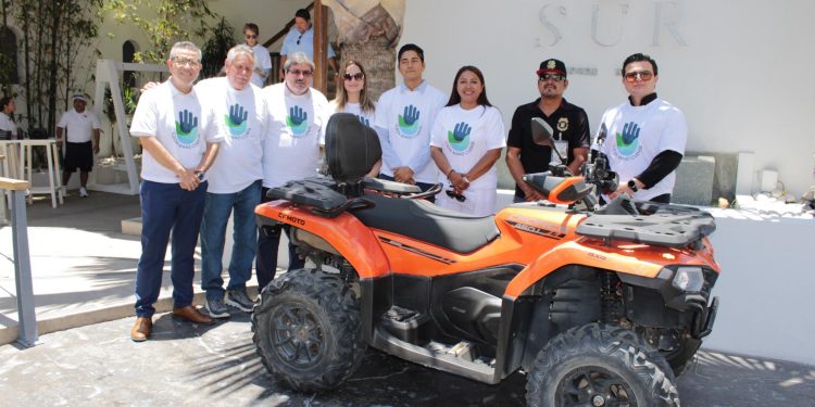 RECIBE INSPECCIÓN FISCAL DONACIÓN DE CUATRIMOTO POR PARTE DE LA ASOCIACIÓN DE HOTELES DE LOS CABOS