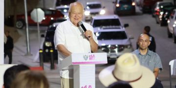 ENTREGA GOBERNADOR UNA OBRA MÁS DE PAVIMENTACIÓN EN LA PAZ