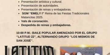 ANUNCIAN PROGRAMACIÓN OFICIAL DE LAS FIESTAS TRADICIONALES ZACATAL–MATANCITAS 2025