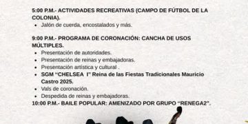 AFINAN DETALLES PARA CELEBRAR LAS FIESTAS TRADICIONALES DE LA COLONIA MAURICIO CASTRO