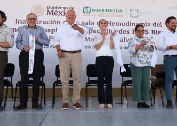 INAUGURA PRESIDENTA CLAUDIA SHEINBAUM SALA DE HEMODINAMIA EN BCS