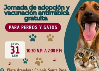    REALIZARÁN EN SAN JOSÉ DEL CABO JORNADA DE ADOPCIÓN Y VACUNACIÓN ANTIRRÁBICA PARA PERROS Y GATOS