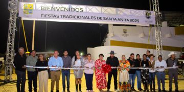 INAUGURA ALCALDE CHRISTIAN AGÚNDEZ FIESTAS TRADICIONALES SANTA ANITA 2025