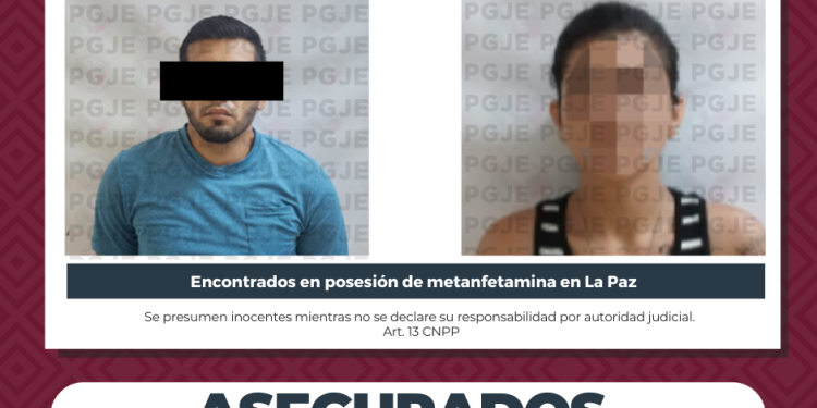 DETIENE PGJE A DOS PERSONAS Y ASEGURA 800 DOSIS DE DROGA EN LA PAZ