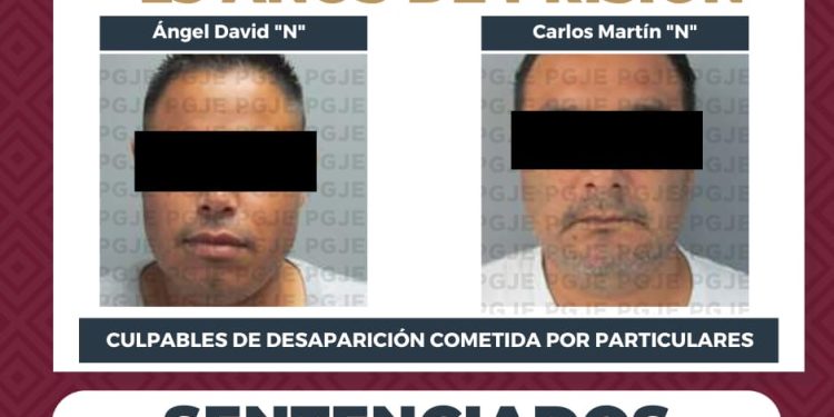 OBTIENE PGJE SENTENCIA DE 25 AÑOS DE PRISIÓN PARA CULPABLES DE SECUESTRO