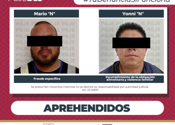 TRES ÓRDENES DE APREHENSIÓN CUMPLIMENTARON AGENTES DE INVESTIGACIÓN DE LA PGJE